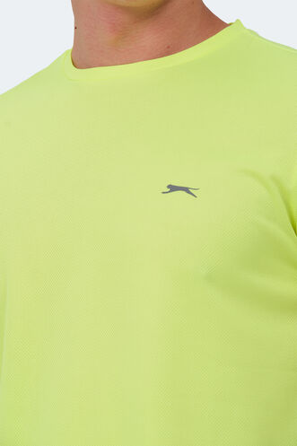 Slazenger REPUBLIC MTR Men's T-Shirt Neon Yellow - Thumbnail