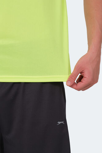 Slazenger REPUBLIC MTR Men's T-Shirt Neon Yellow - Thumbnail