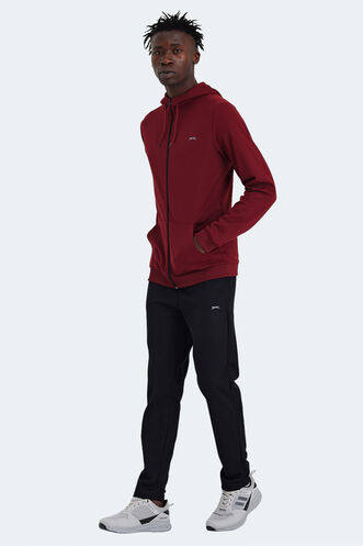 Slazenger RICH Men's Tracksuit Burgundy - Thumbnail