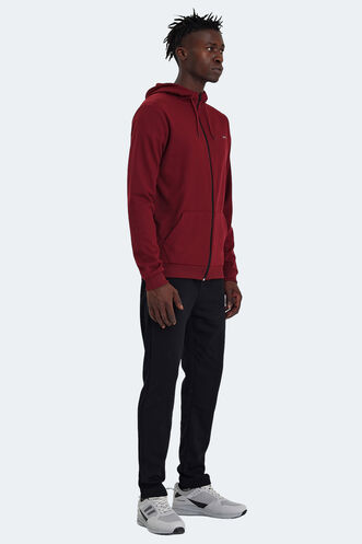 Slazenger RICH Men's Tracksuit Burgundy - Thumbnail