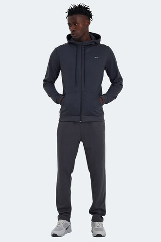 Slazenger RICH Men's Tracksuit Dark Gray - Thumbnail