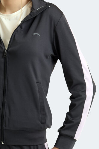 Slazenger RIFLE Women's Tracksuit Dark Grey - Thumbnail