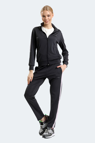 Slazenger RIFLE Women's Tracksuit Dark Grey - Thumbnail