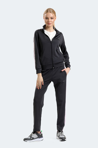 Slazenger RIFLE Women's Tracksuit Dark Grey - Thumbnail