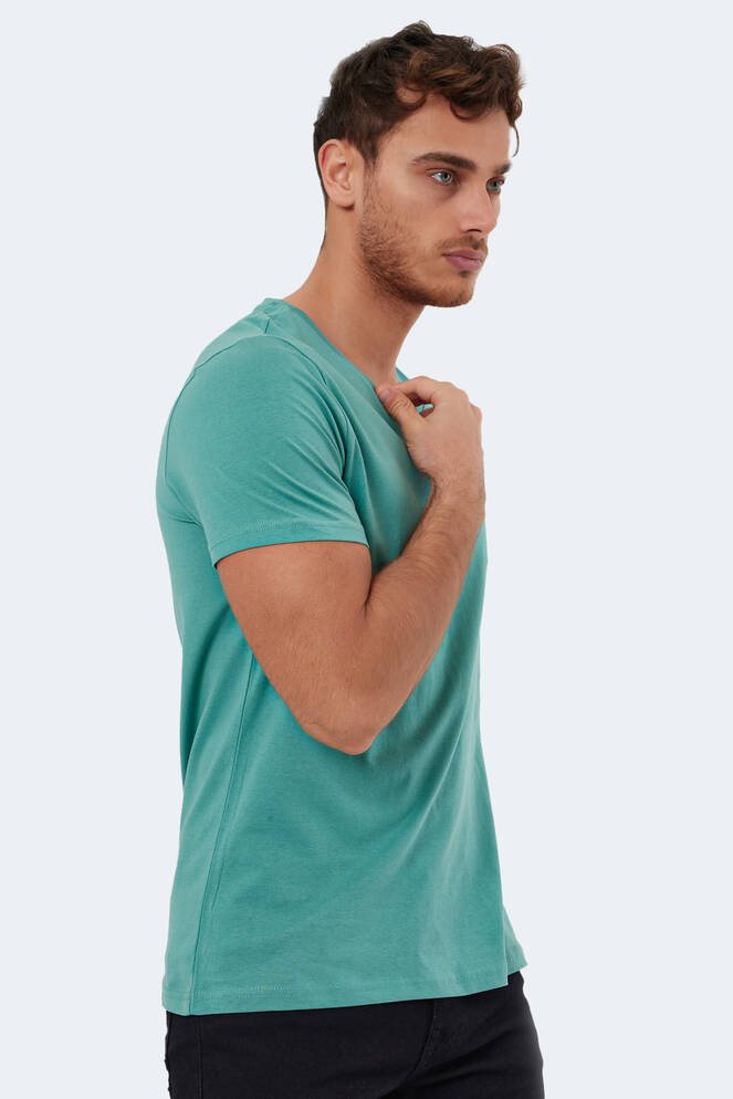 Slazenger RIVALDO Erkek Kısa Kollu T-Shirt Yeşil