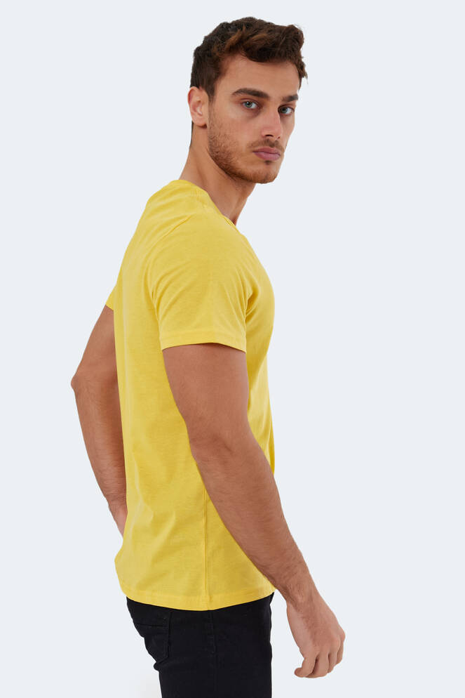 Slazenger RIVALDO Erkek Kısa Kollu T-Shirt Sarı