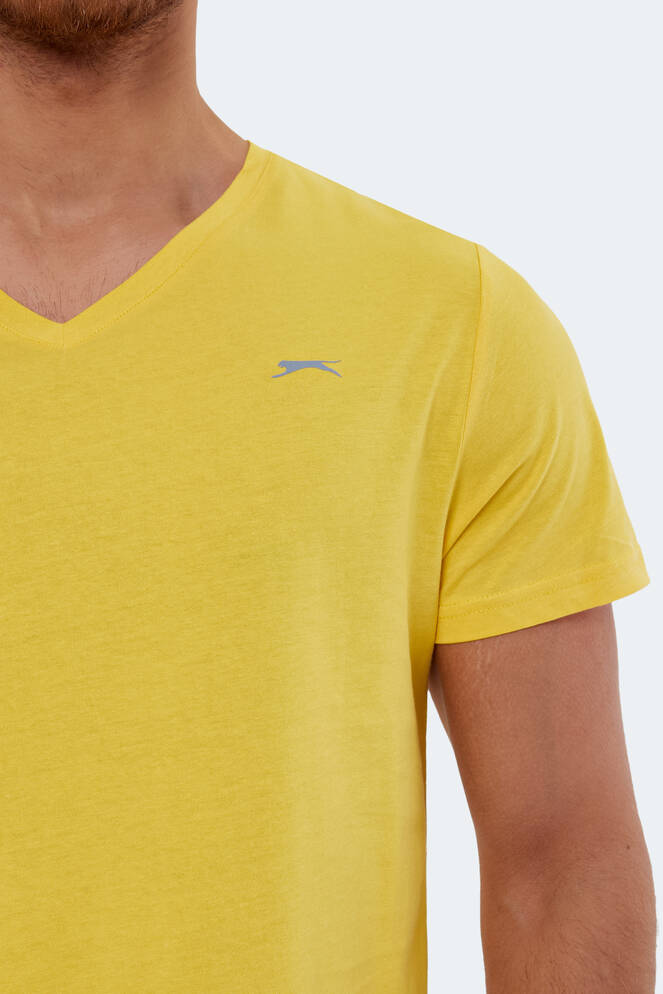 Slazenger RIVALDO Erkek Kısa Kollu T-Shirt Sarı