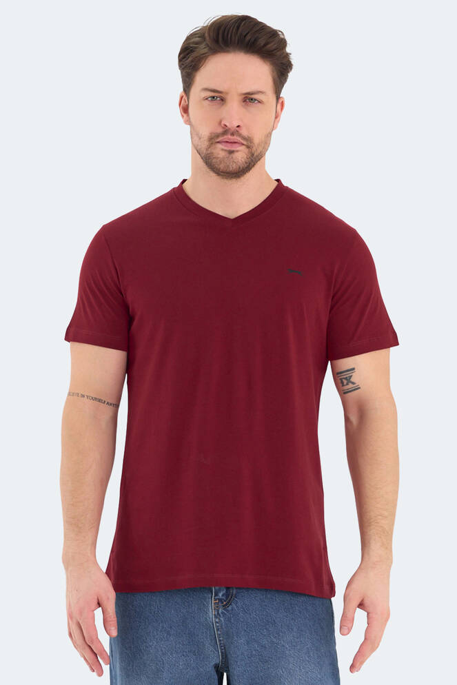 Slazenger RIVALDO Erkek Tişört Bordo