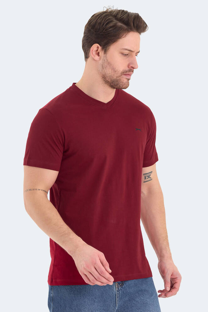 Slazenger RIVALDO Erkek Tişört Bordo