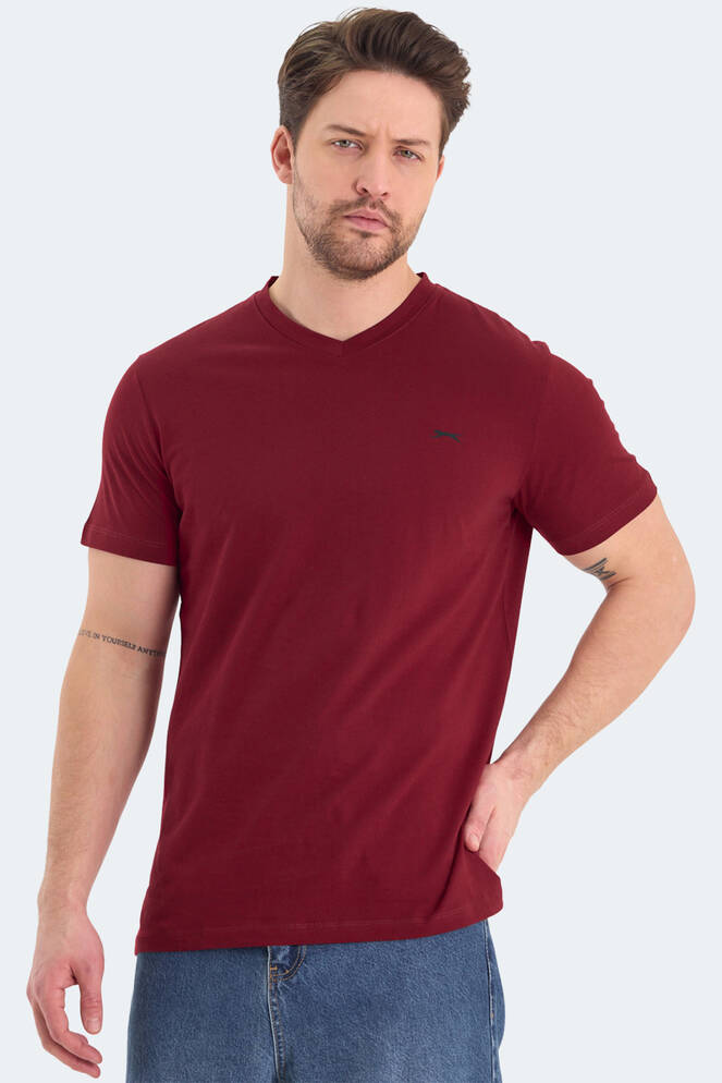 Slazenger RIVALDO Erkek Tişört Bordo