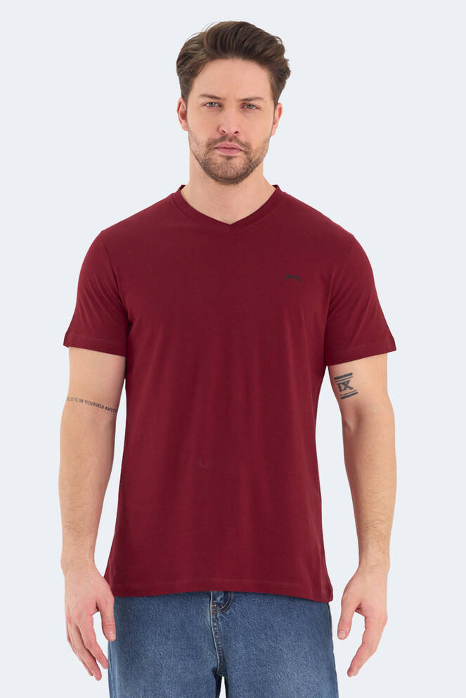 Slazenger RIVALDO Erkek Tişört Bordo