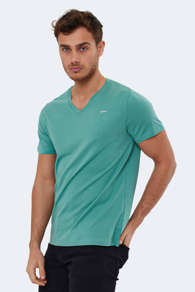 Slazenger RIVALDO Men's Short Sleeve T-Shirt Green