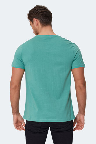 Slazenger RIVALDO Men's Short Sleeve T-Shirt Green - Thumbnail