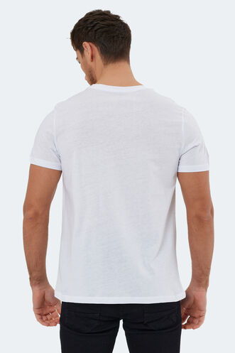 Slazenger RIVALDO Men's Short Sleeve T-Shirt White - Thumbnail