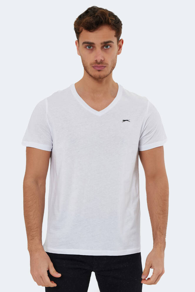 Slazenger RIVALDO Men's Short Sleeve T-Shirt White