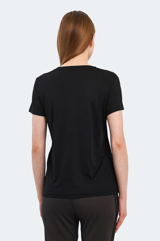 Slazenger RIVE Women's T-Shirt Black - Thumbnail