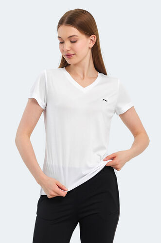 Slazenger RIVE Women's T-Shirt White - Thumbnail