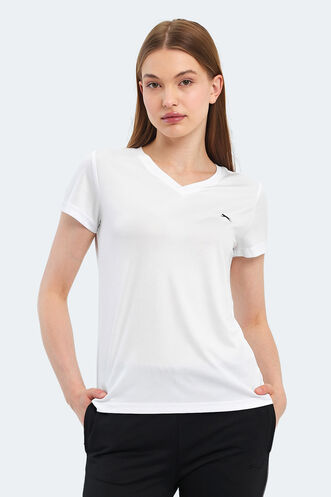 Slazenger RIVE Women's T-Shirt White - Thumbnail