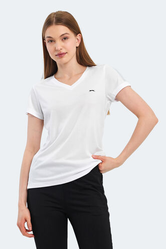 Slazenger RIVE Women's T-Shirt White - Thumbnail