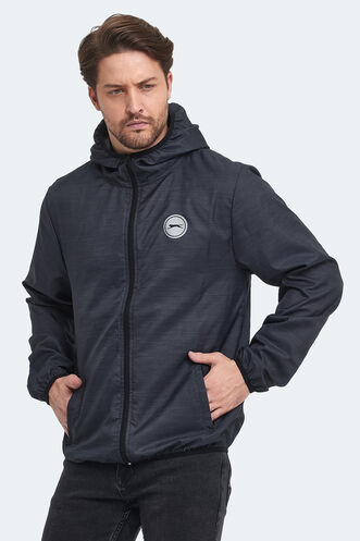 Slazenger ROLLER Men's Raincoat Black - Thumbnail