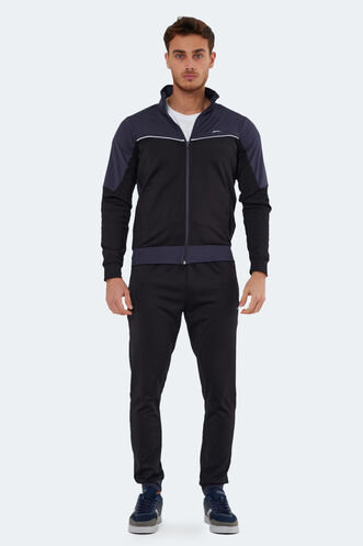 Slazenger RONNE Men's Tracksuit Dark Grey - Thumbnail