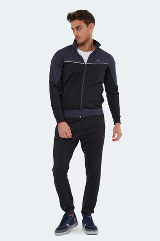 Slazenger RONNE Men's Tracksuit Dark Grey - Thumbnail