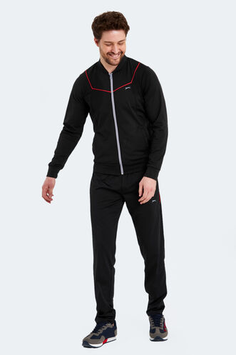 Slazenger ROOSEVELT Men's Tracksuit Black - Thumbnail