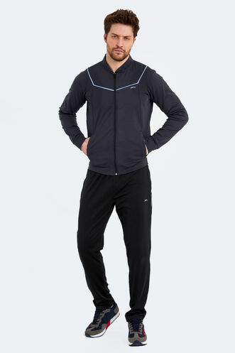 Slazenger ROOSEVELT Men's Tracksuit Dark Grey - Thumbnail