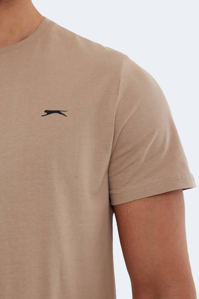 Slazenger ROSALVA Erkek Kısa Kollu T-Shirt Bej