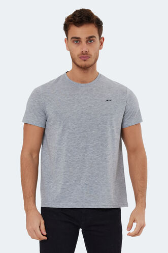 Slazenger - Slazenger ROSALVA Erkek Kısa Kollu T-Shirt Gri