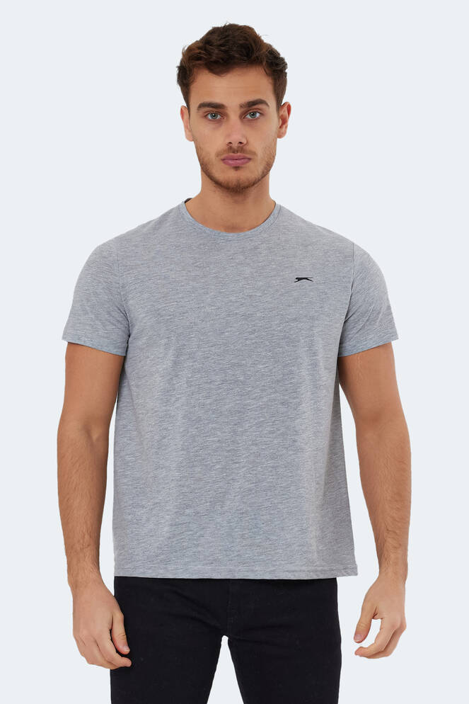 Slazenger ROSALVA Erkek Kısa Kollu T-Shirt Gri