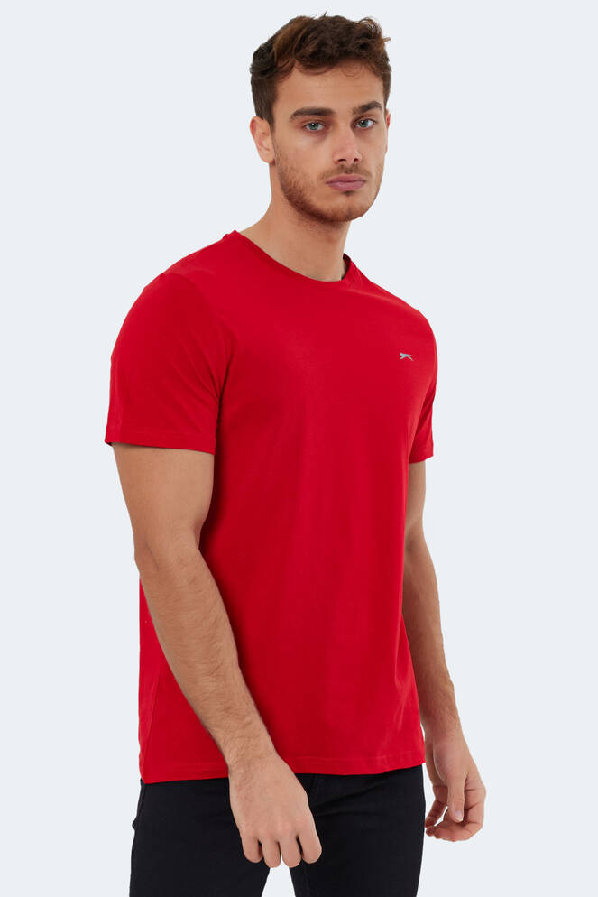 Slazenger ROSALVA Erkek Kısa Kollu T-Shirt Kırmızı