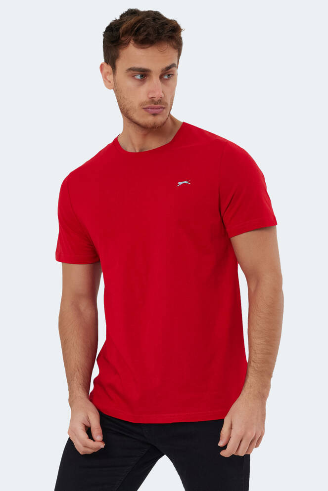 Slazenger ROSALVA Erkek Kısa Kollu T-Shirt Kırmızı