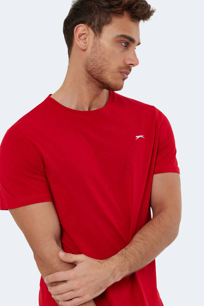 Slazenger ROSALVA Erkek Kısa Kollu T-Shirt Kırmızı