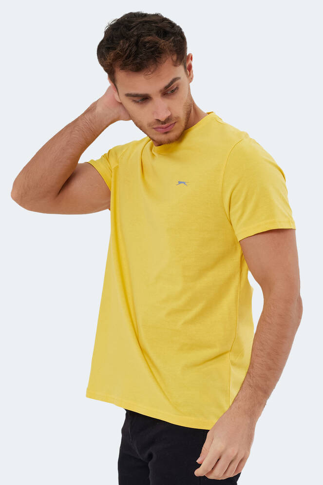 Slazenger ROSALVA Erkek Kısa Kollu T-Shirt Sarı