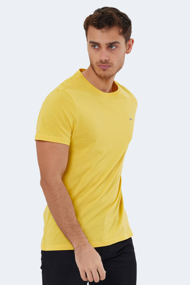 Slazenger ROSALVA Erkek Kısa Kollu T-Shirt Sarı