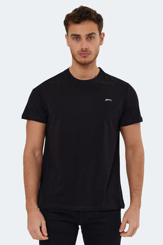 Slazenger - Slazenger ROSALVA Erkek Kısa Kollu T-Shirt Siyah