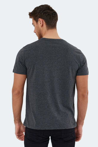 Slazenger ROSALVA Men's Short Sleeve T-Shirt Dark Grey - Thumbnail