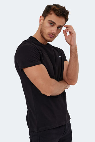 Slazenger ROSALVA Men's Short Sleeve T-Shirt Black - Thumbnail