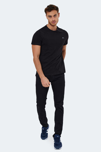 Slazenger ROSALVA Men's Short Sleeve T-Shirt Black - Thumbnail