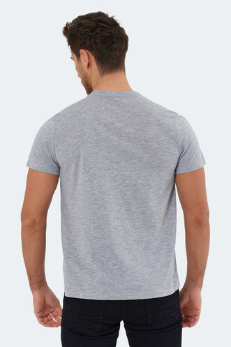 Slazenger ROSALVA Men's Short Sleeve T-Shirt Gray - Thumbnail