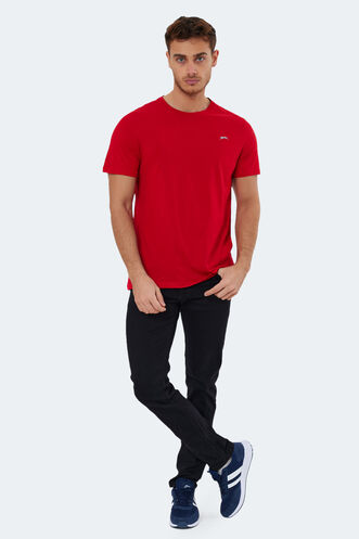 Slazenger ROSALVA Men's Short Sleeve T-Shirt Red - Thumbnail