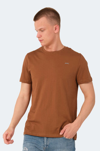 Slazenger ROSALVA Men's T-Shirt Brown - Thumbnail