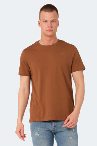 Slazenger ROSALVA Men's T-Shirt Brown - Thumbnail