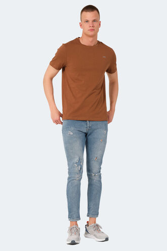 Slazenger ROSALVA Men's T-Shirt Brown - Thumbnail