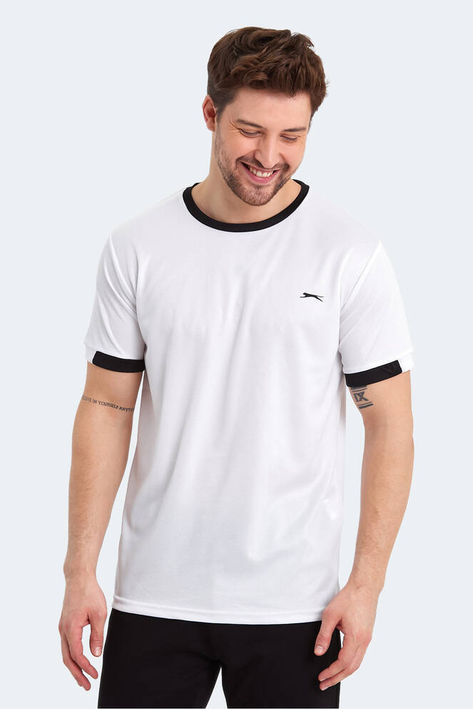 Slazenger RUWA Erkek Kısa Kollu T-Shirt Beyaz