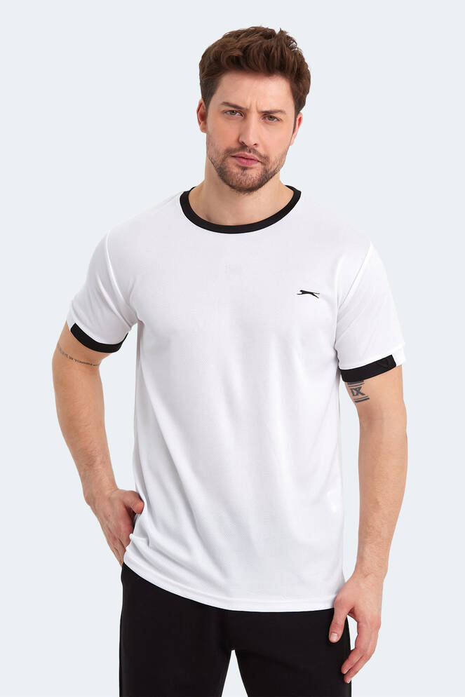 Slazenger RUWA Erkek Kısa Kollu T-Shirt Beyaz