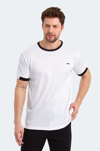 Slazenger RUWA Erkek Kısa Kollu T-Shirt Beyaz - Thumbnail