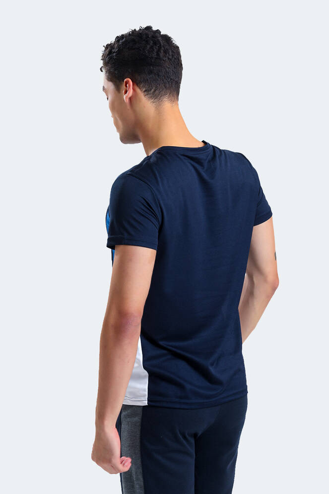 Slazenger RYAN Men's Short Sleeve T-Shirt Navy - Blue