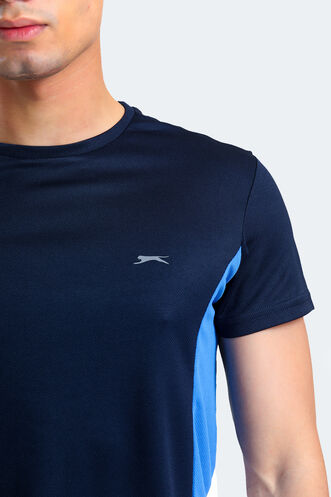 Slazenger RYAN Men's Short Sleeve T-Shirt Navy - Blue - Thumbnail